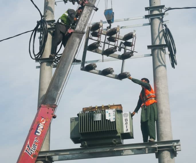 Supply and installation of 20/0.4 KV Distribution Network